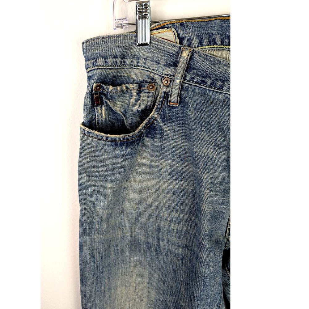 Vintage Abercrombie and Fitch Mens Jeans Baxter 34 x34 Low rise/slim Waist 36" - Picture 2 of 16